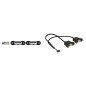 Delock USB intern til ekstern kabel 25cm Sort Delock USB intern til ekstern kabel 25cm Sort